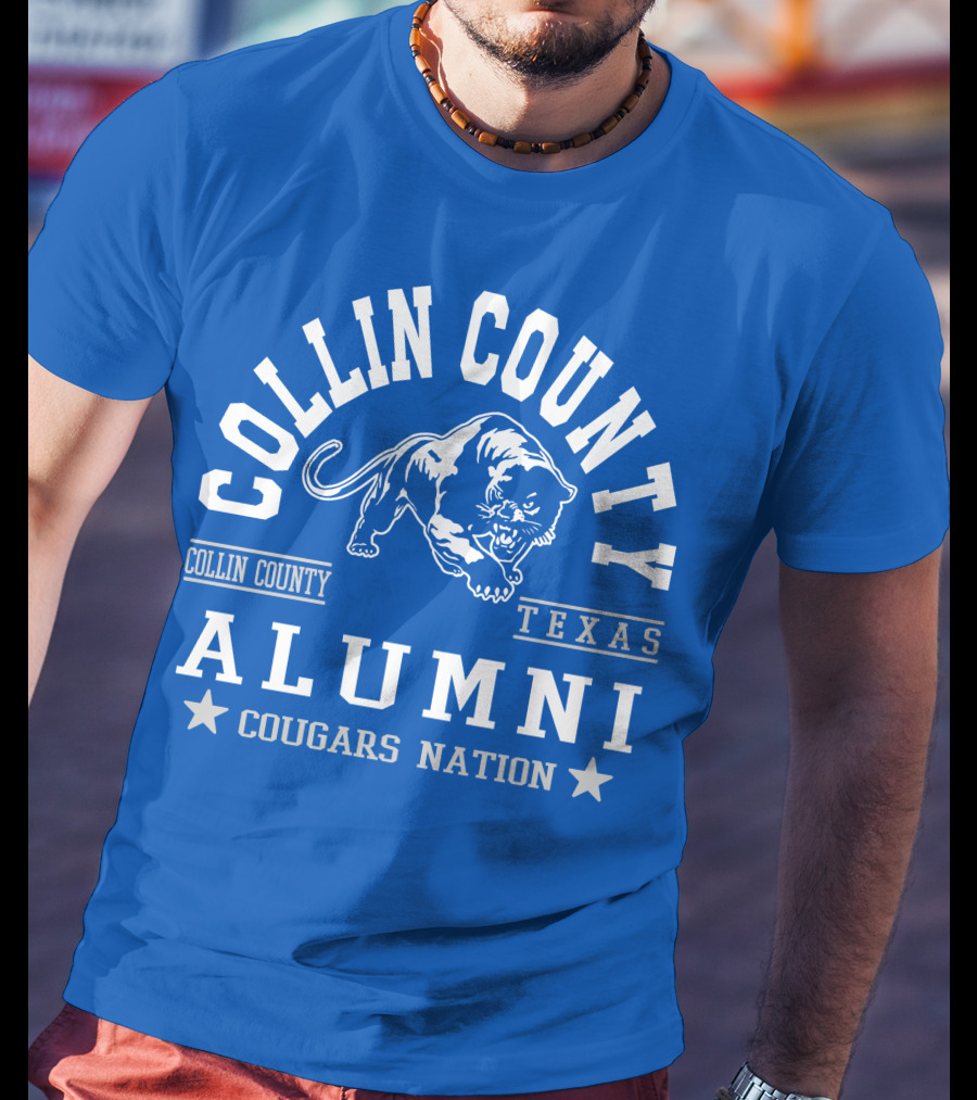 Collin County Texas Alumni Cougars Nation T-Shirt