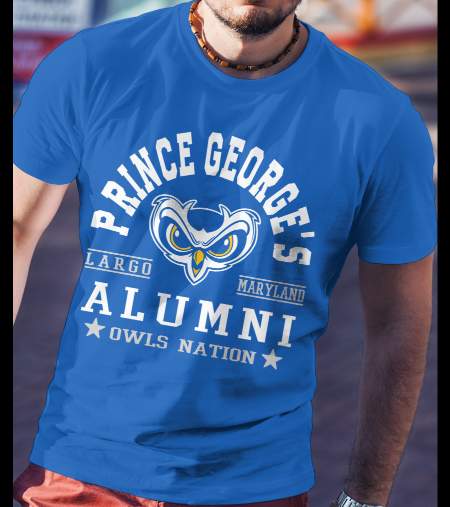 Prince George's College Alumni Owls Nation Largo Maryland T-Shirt