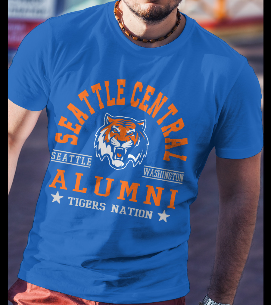 Seattle Central Alumni Washington Tigers Nation T-Shirt