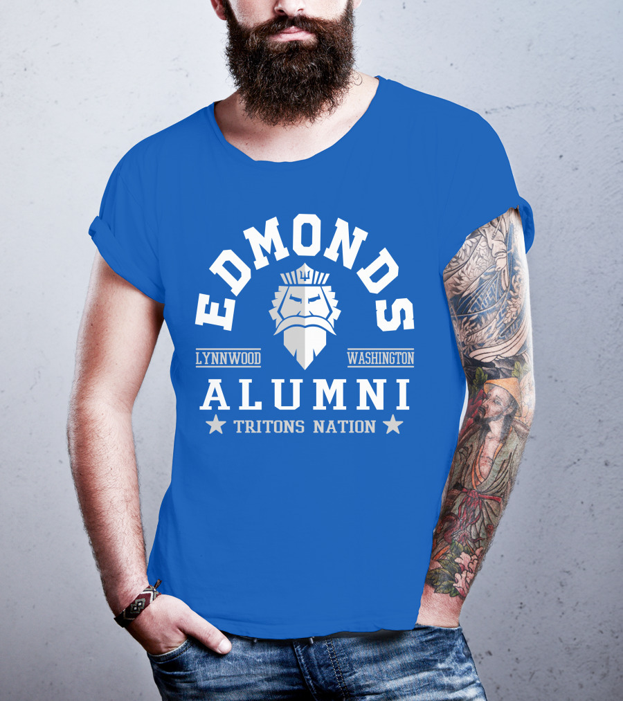 Edmonds Lynnwood Washington Alumni Tritons Nation T-Shirt