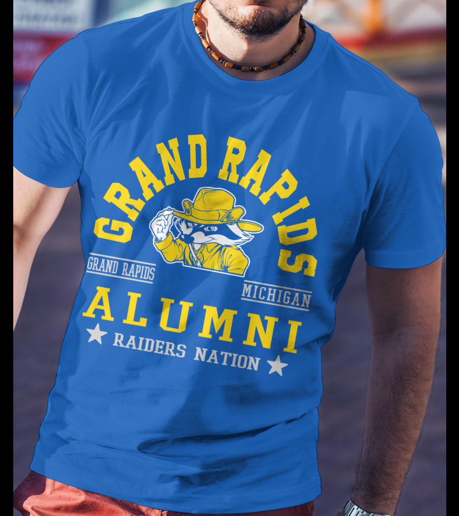 Grand Rapids Michigan Alumni Raiders Nation T-Shirt