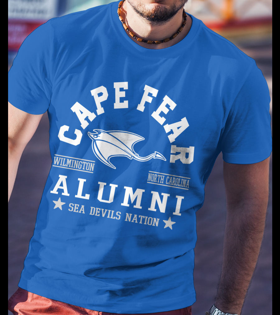 Cape Fear Alumni Wilmington North Carolina Sea Devils Nation T-Shirt