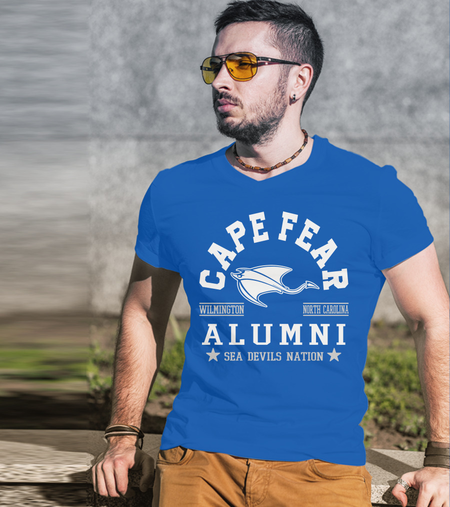 Cape Fear Alumni Wilmington North Carolina Sea Devils Nation T-Shirt