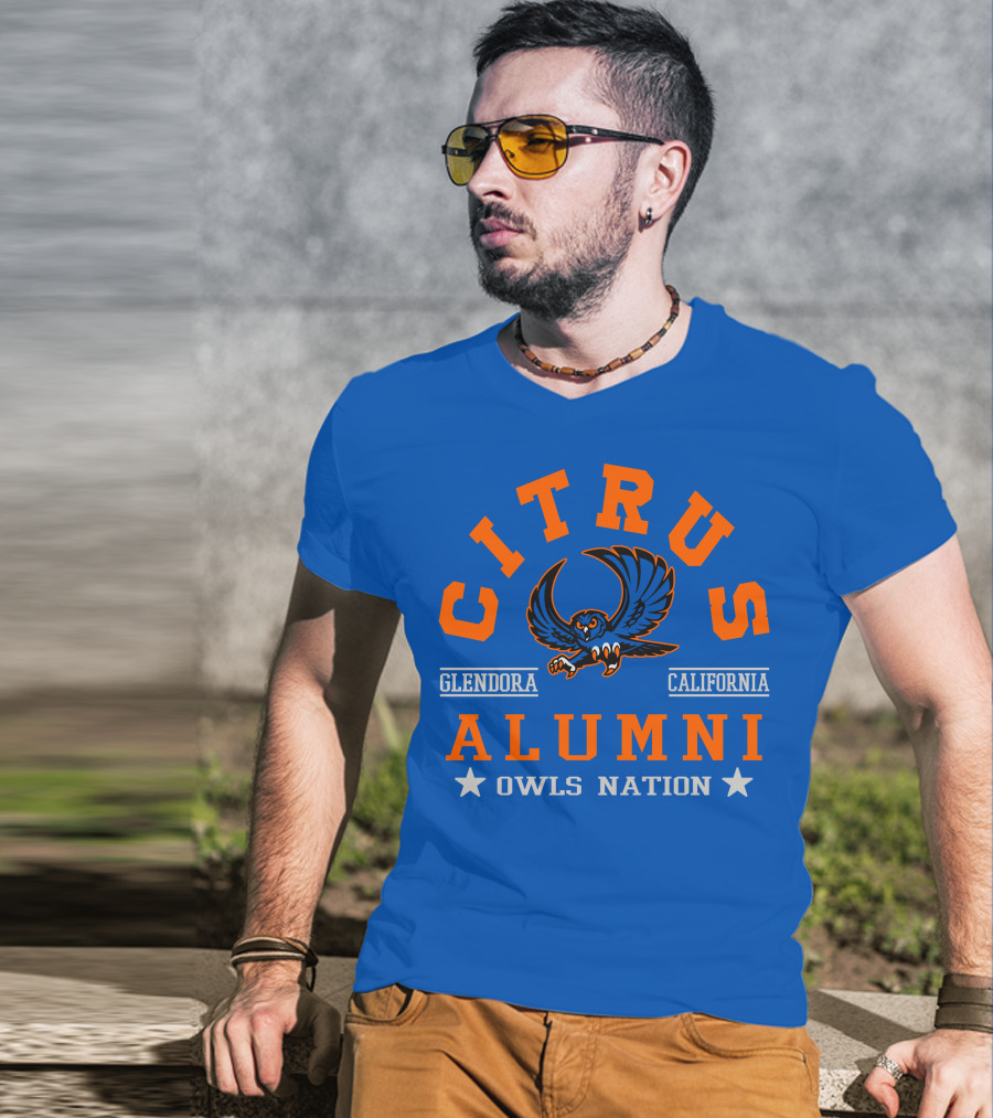 Citrus Alumni Owls Nation Glendora California T-Shirt
