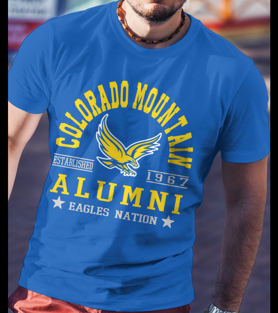 Colorado Mountain Established 1967 Alumni Eagles Nation T-Shirt