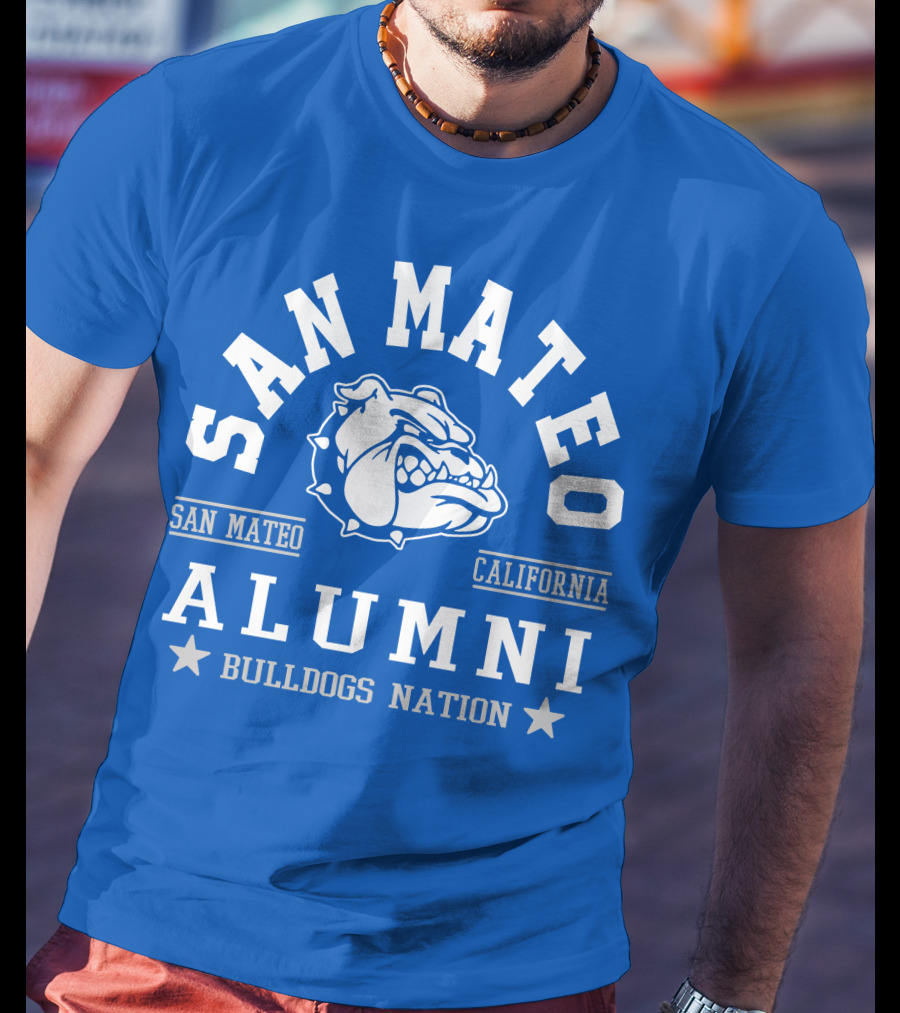 San Mateo California Alumni Bulldogs Nation T-Shirt