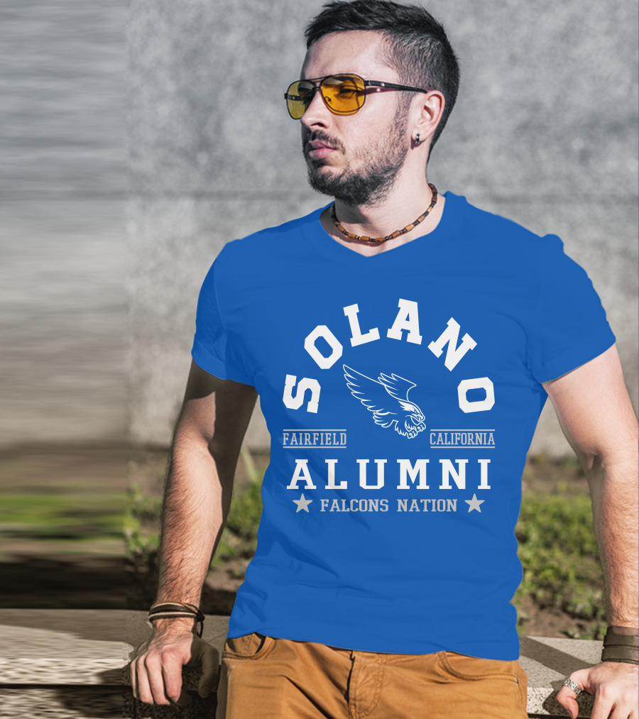Solano Alumni Fairfield California Falcons Nation T-Shirt