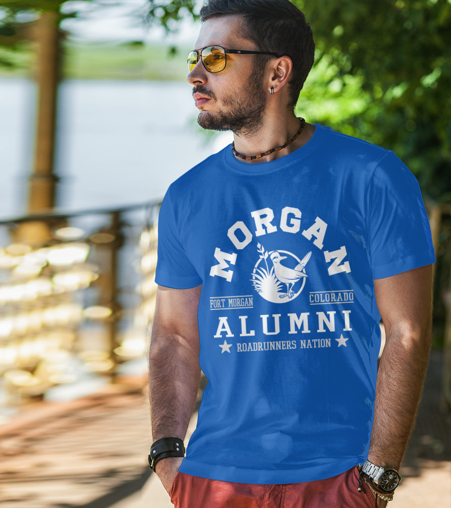 Morgan College Alumni Fort Morgan Colorado Roadrunners Nation T-Shirt