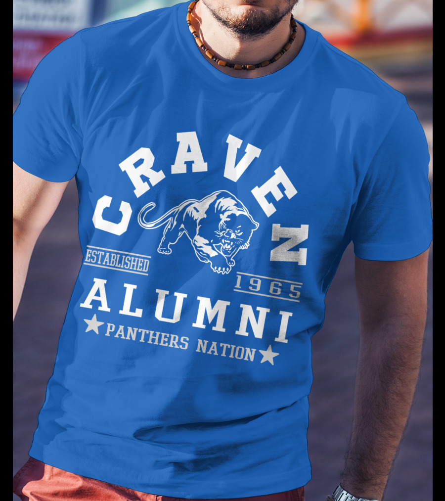 Craven Alumni Established 1965 Panthers Nation T-Shirt
