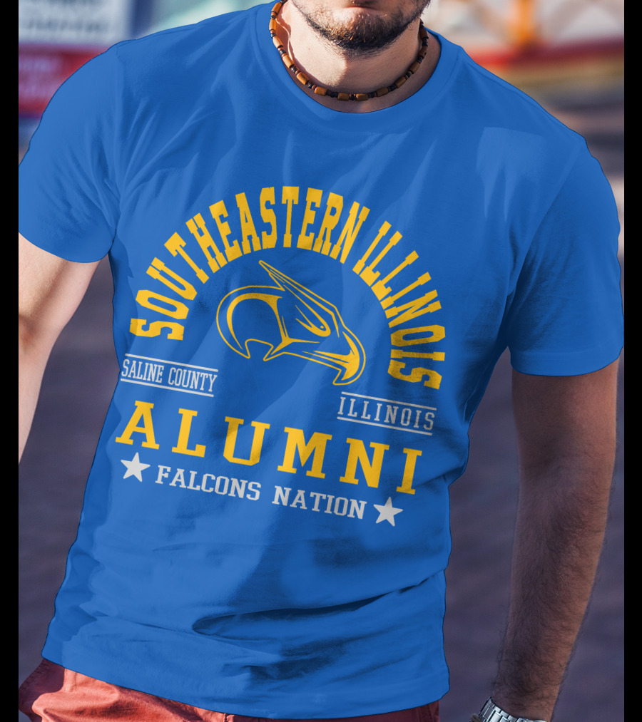 Southeastern Illinois Alumni Falcons Nation Saline County Illinois T-Shirt