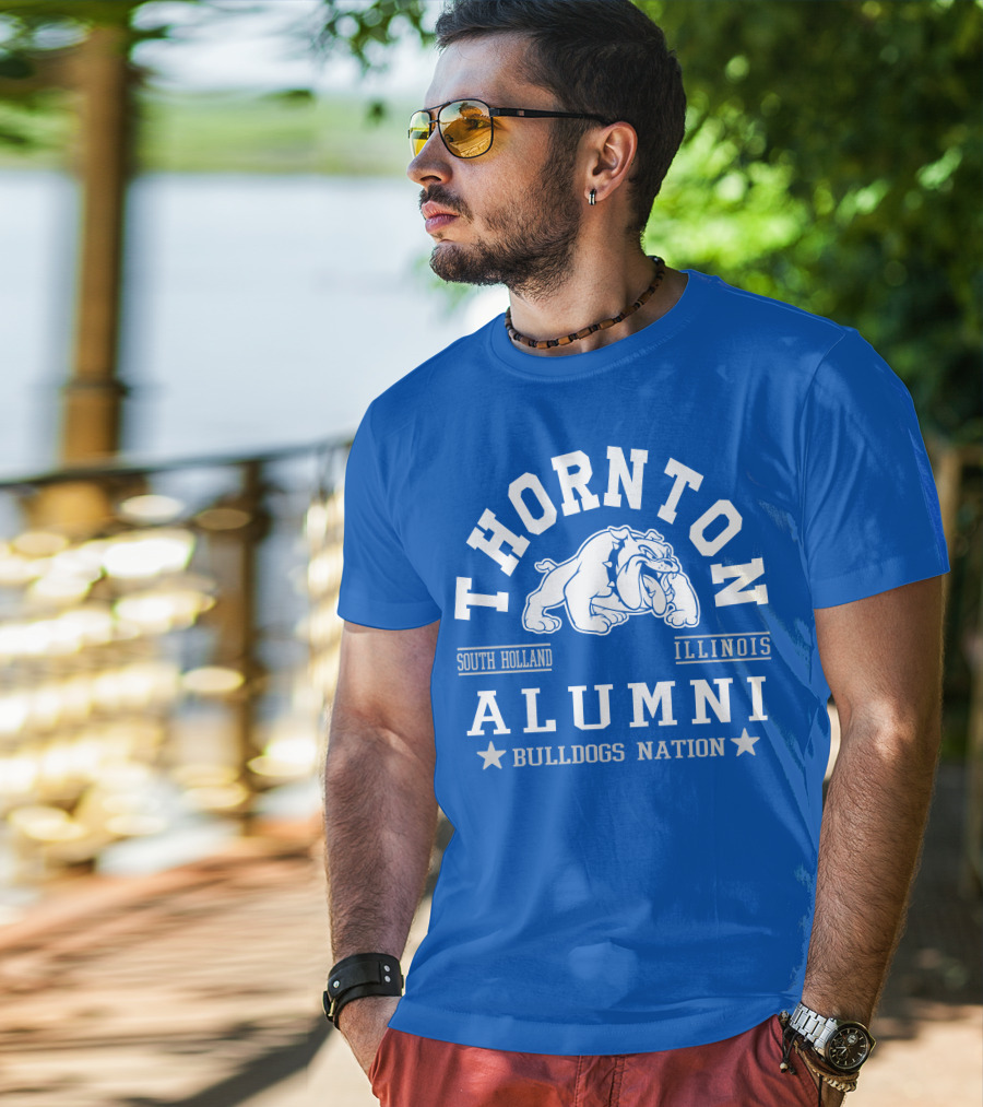 Thornton Alumni Bulldogs Nation South Holland Illinois T-Shirt