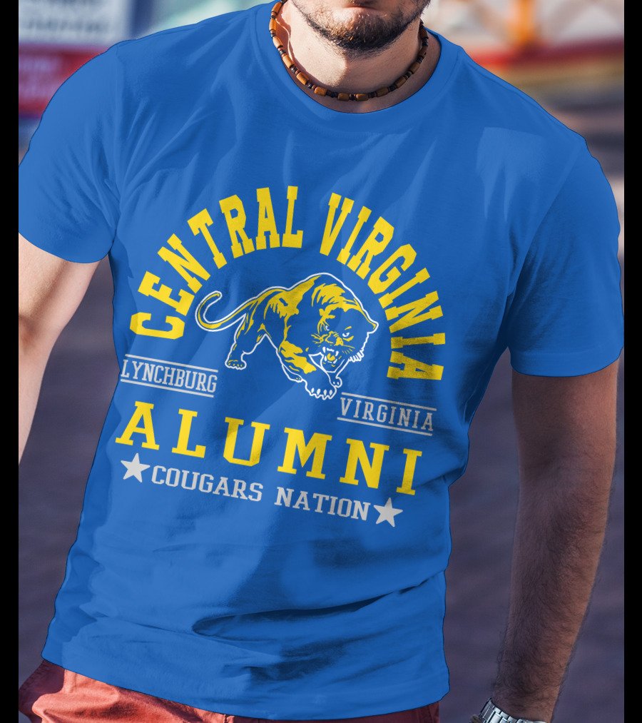 Central Virginia Lynchburg Cougars Alumni Nation T-Shirt