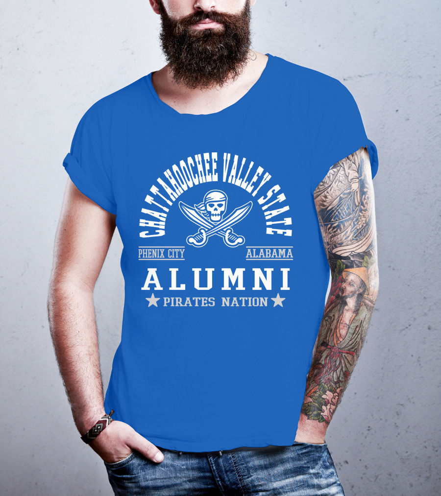 Chattahoochee Valley State Phenix City Alabama Alumni Pirates Nation T-Shirt