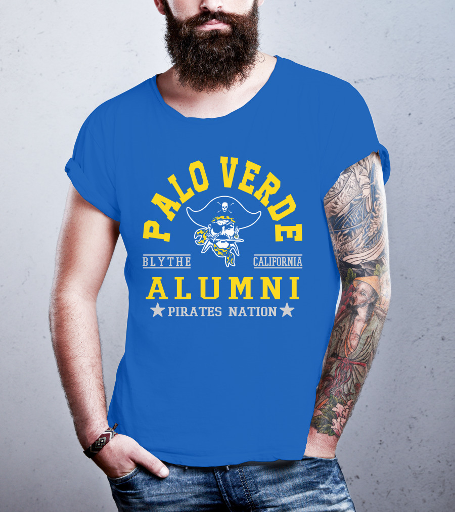 Palo Verde Alumni Pirates Nation Blythe California T-Shirt