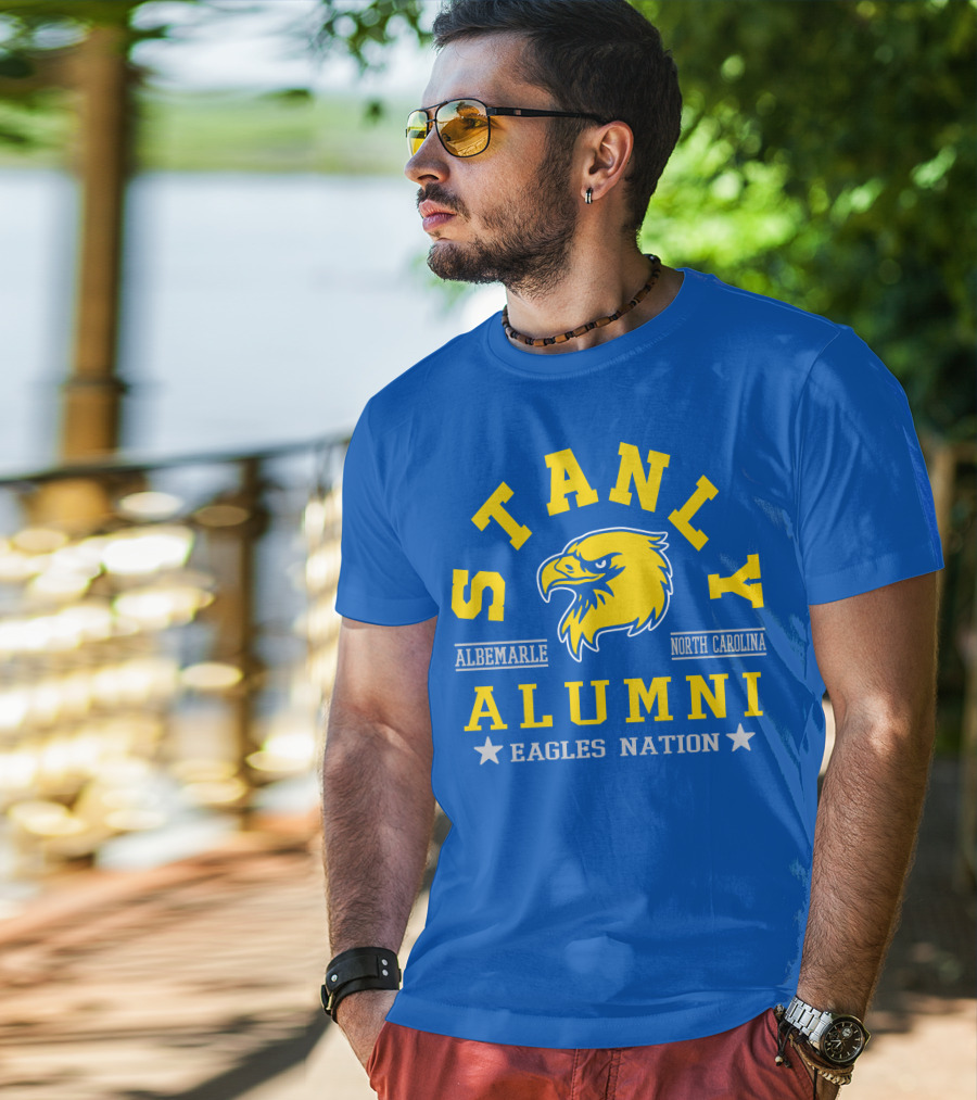 Stanly Alumni Albemarle North Carolina Eagles Nation T-Shirt