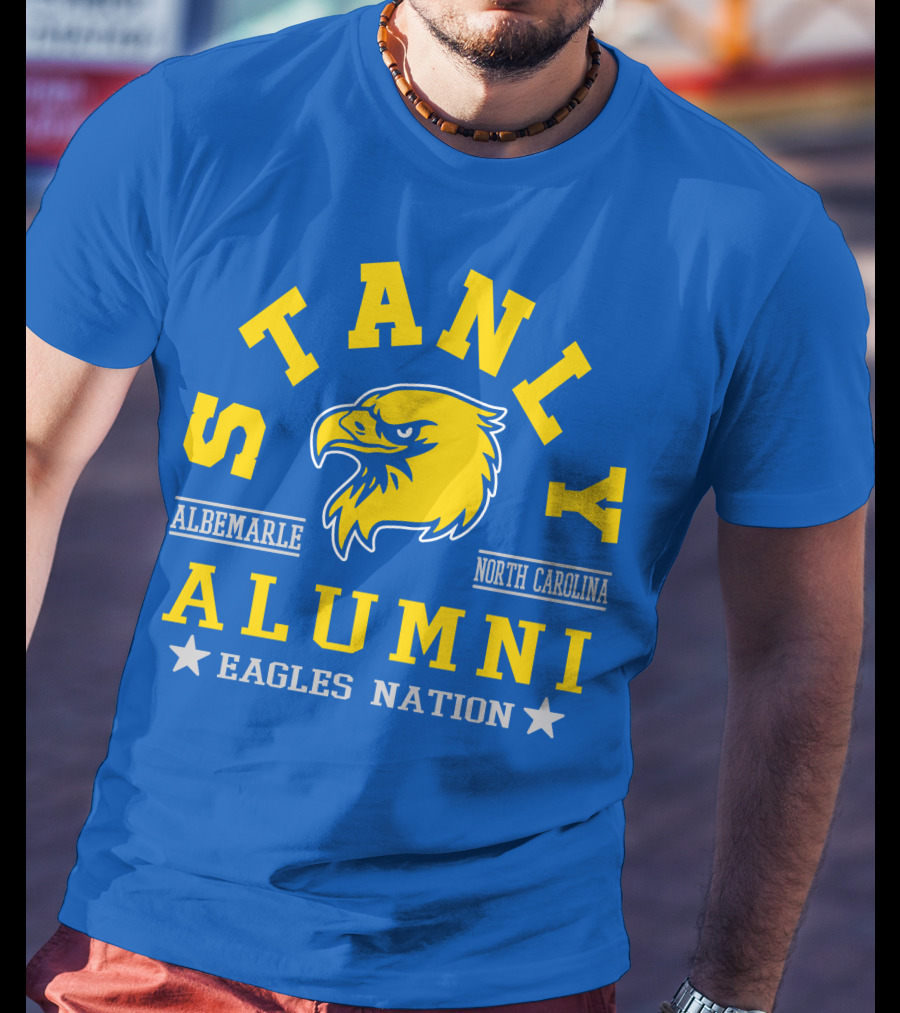 Stanly Alumni Albemarle North Carolina Eagles Nation T-Shirt