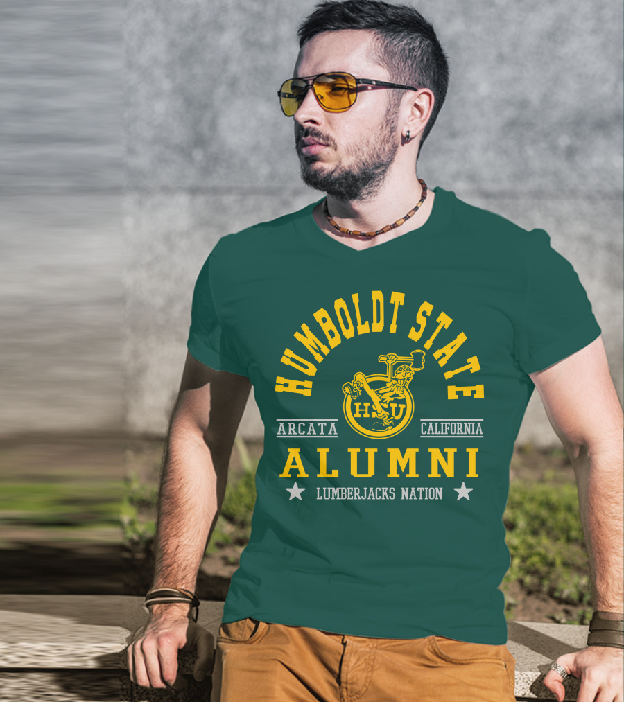 Humboldt State Alumni Arcata California Lumberjacks Nation HSU T-Shirt