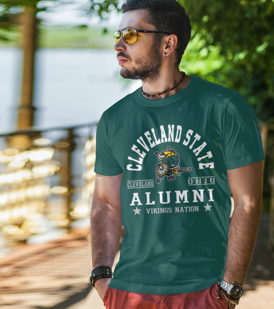 Cleveland State University Ohio Alumni Vikings Nation T-Shirt