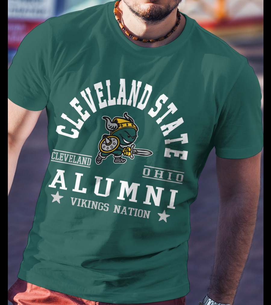 Cleveland State University Ohio Alumni Vikings Nation T-Shirt
