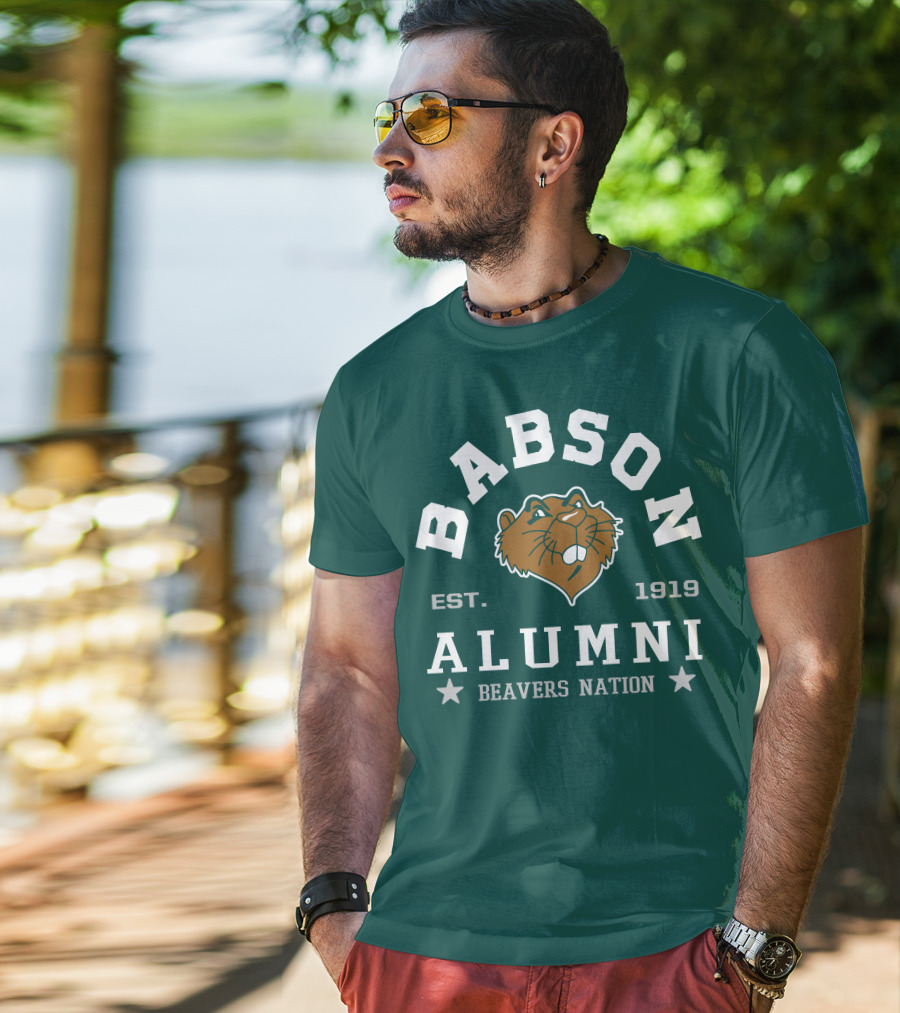 Babson Alumni Beavers Nation Est. 1919 T-Shirt