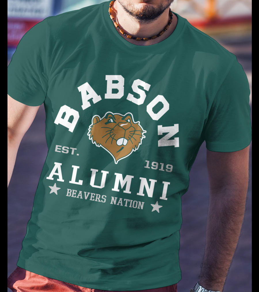 Babson Alumni Beavers Nation Est. 1919 T-Shirt