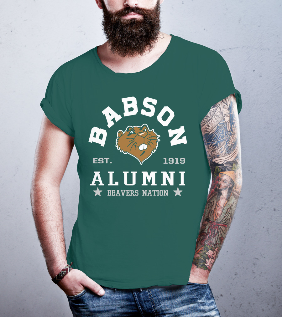 Babson Alumni Beavers Nation Est. 1919 T-Shirt