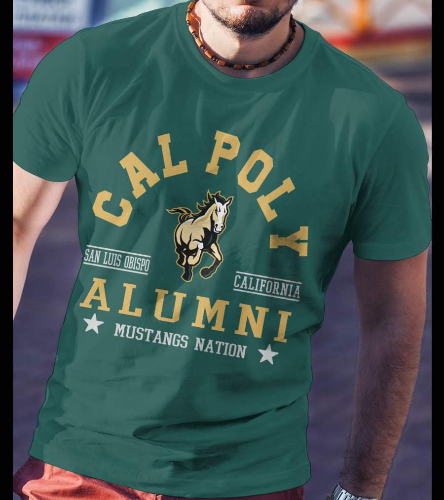 Cal Poly Alumni Mustangs Nation San Luis Obispo California T-Shirt