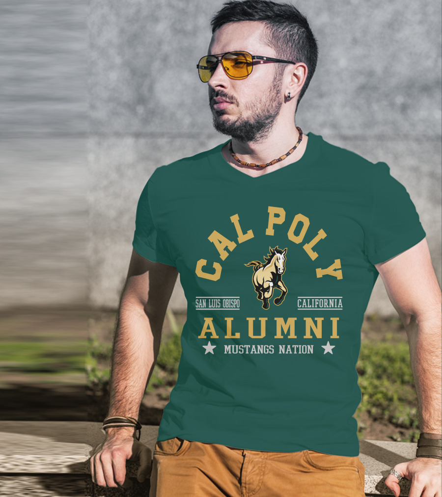 Cal Poly Alumni Mustangs Nation San Luis Obispo California T-Shirt