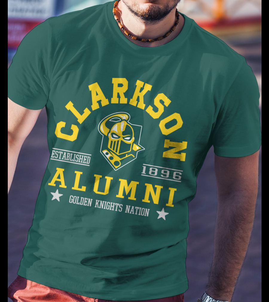 Clarkson Alumni Established 1896 Golden Knights Nation T-Shirt