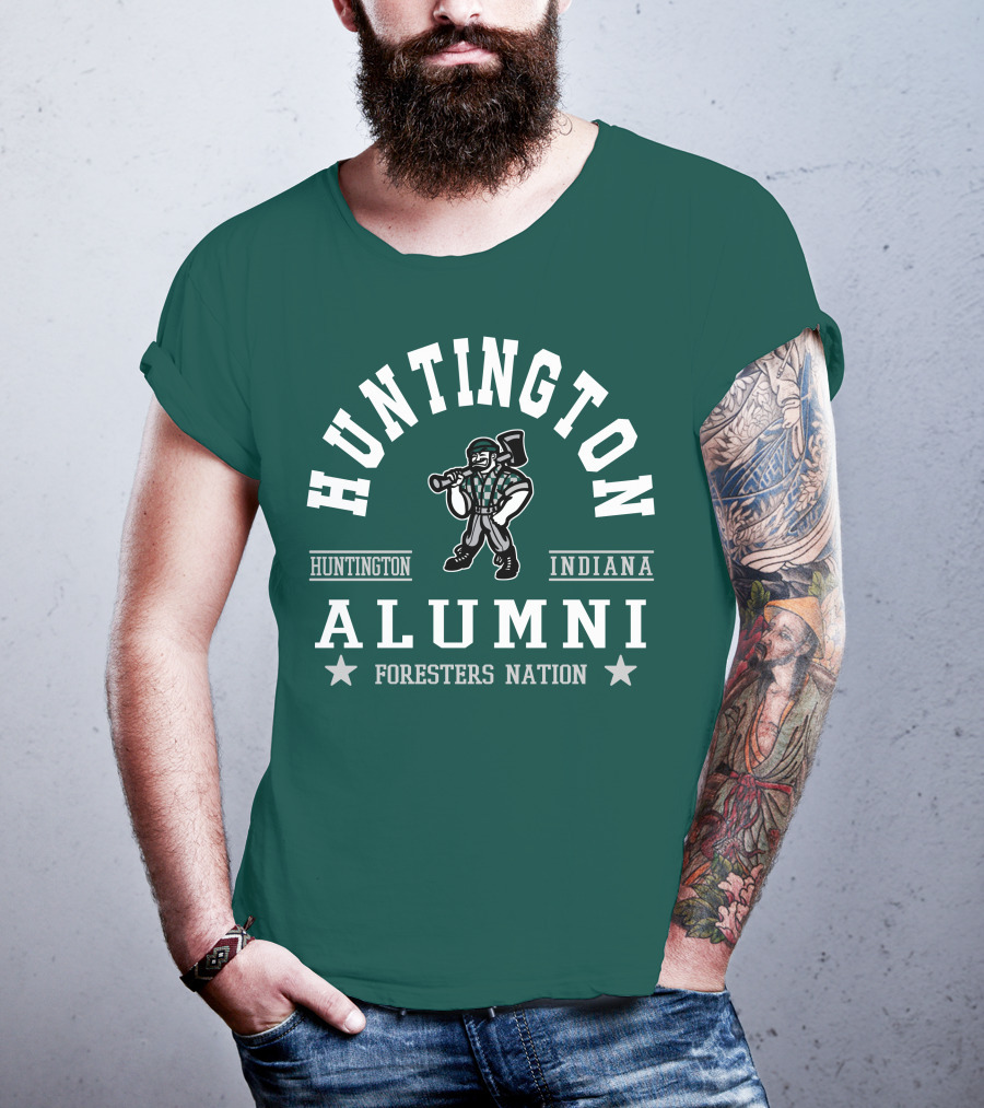 Huntington Indiana Alumni Foresters Nation T-Shirt