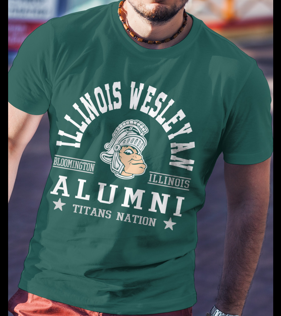 Illinois Wesleyan Alumni Titans Nation Bloomington Illinois T-Shirt