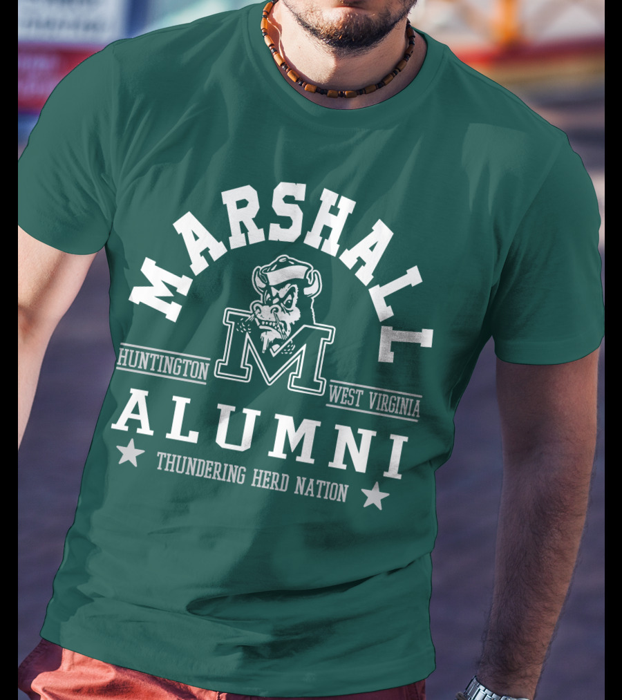 Marshall Alumni Thundering Herd Nation Huntington West Virginia T-Shirt