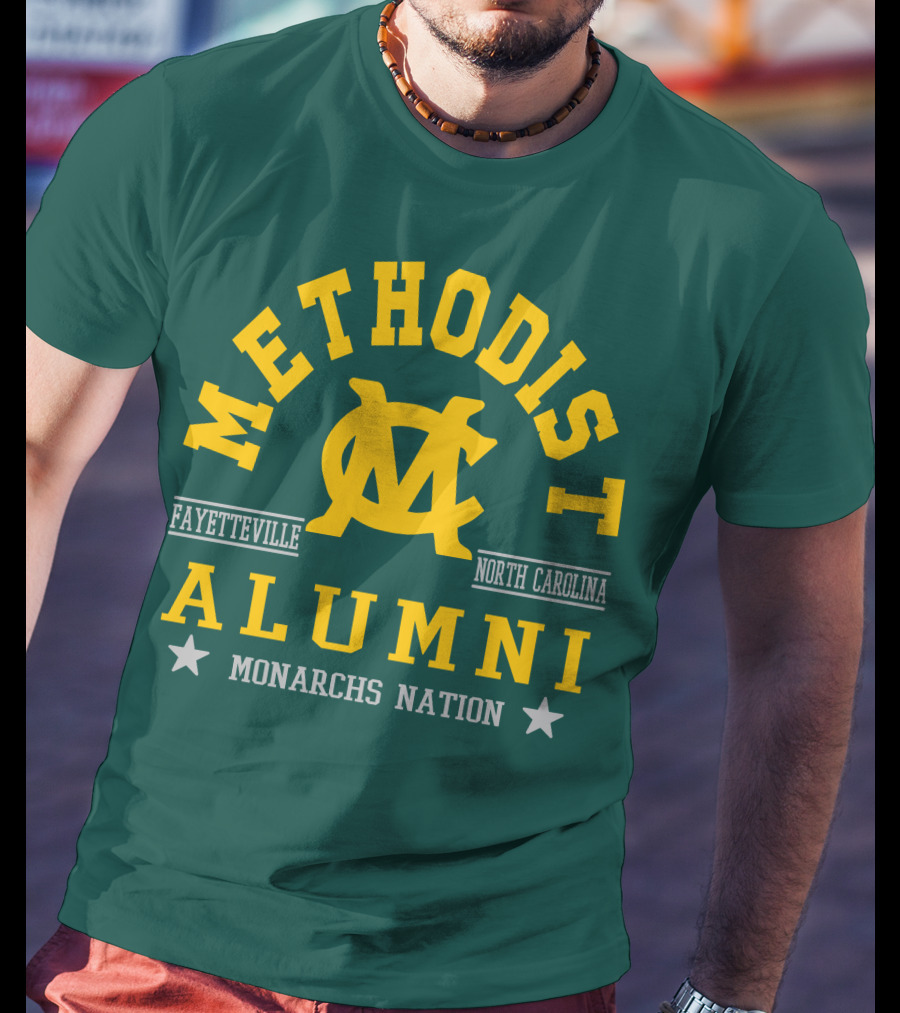 Methodist Alumni Monarchs Nation Fayetteville North Carolina T-Shirt