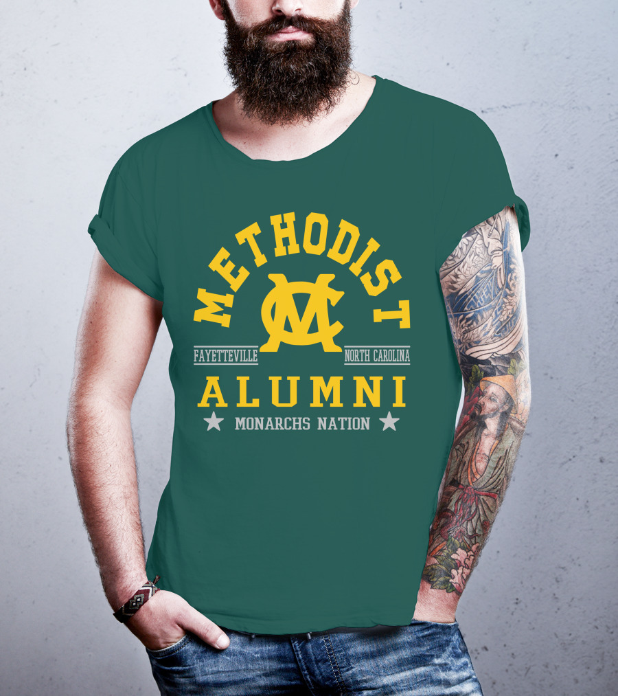 Methodist Alumni Monarchs Nation Fayetteville North Carolina T-Shirt