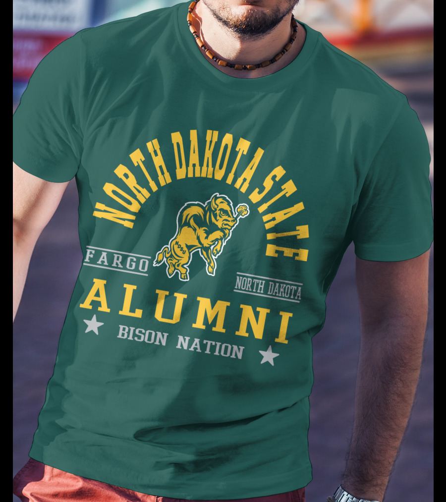 North Dakota State Fargo Alumni Bison Nation North Dakota T-Shirt