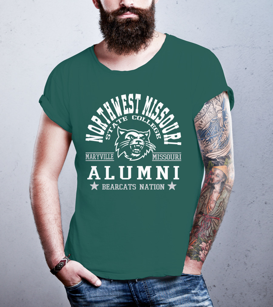 Northwest Missouri State College Maryville Alumni Bearcats Nation T-Shirt