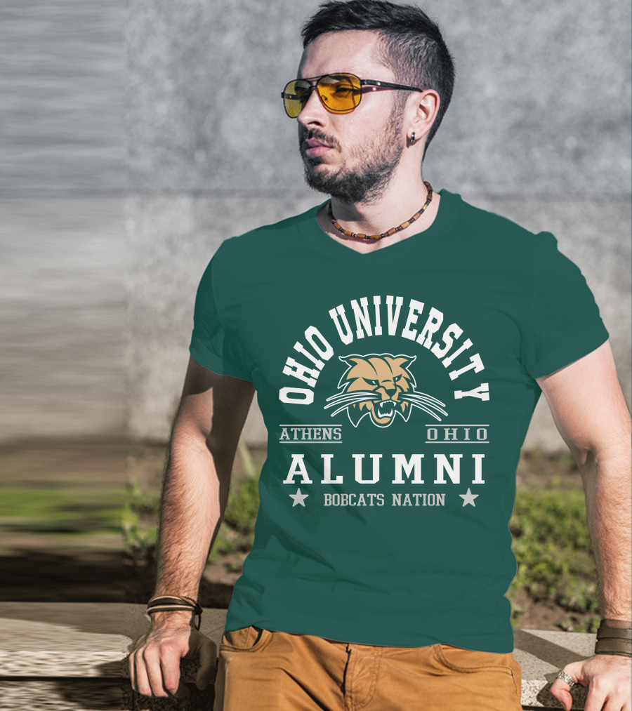Ohio University Alumni Athens Ohio Bobcats Nation T-Shirt