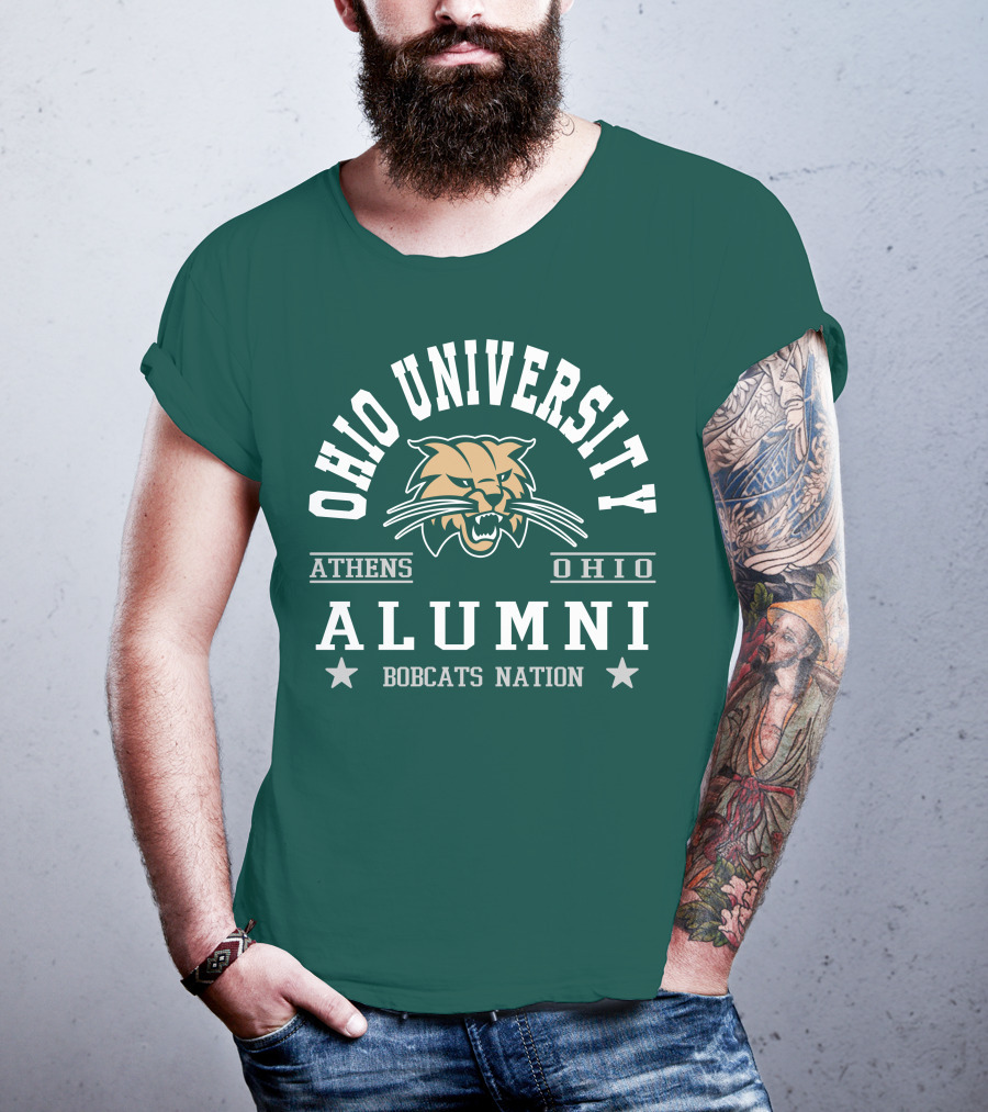 Ohio University Alumni Athens Ohio Bobcats Nation T-Shirt