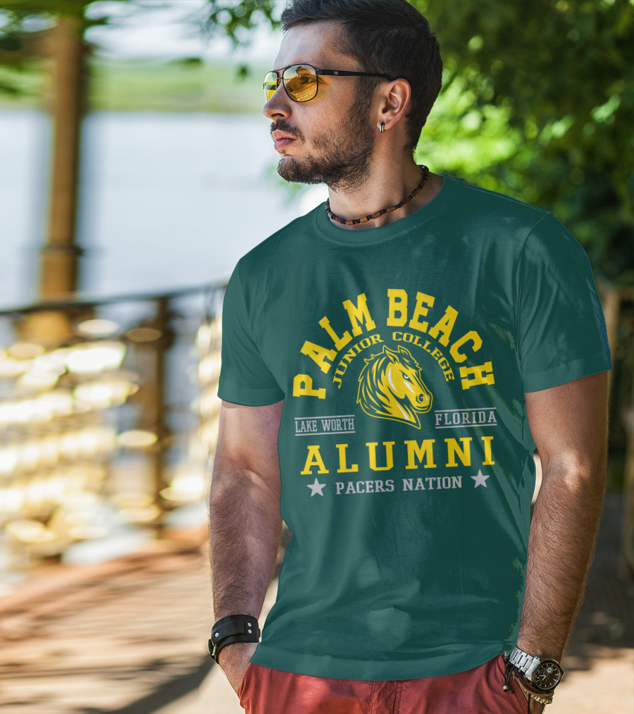 Palm Beach Junior College Alumni Pacers Nation Lake Worth Florida T-Shirt