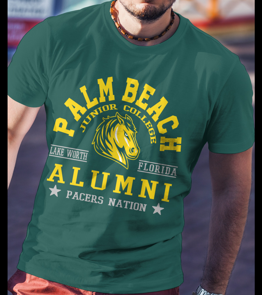 Palm Beach Junior College Alumni Pacers Nation Lake Worth Florida T-Shirt