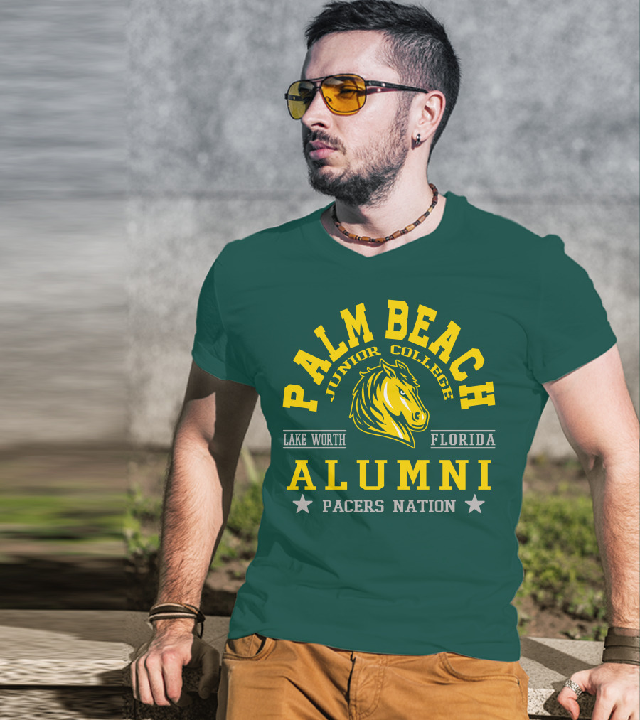 Palm Beach Junior College Alumni Pacers Nation Lake Worth Florida T-Shirt