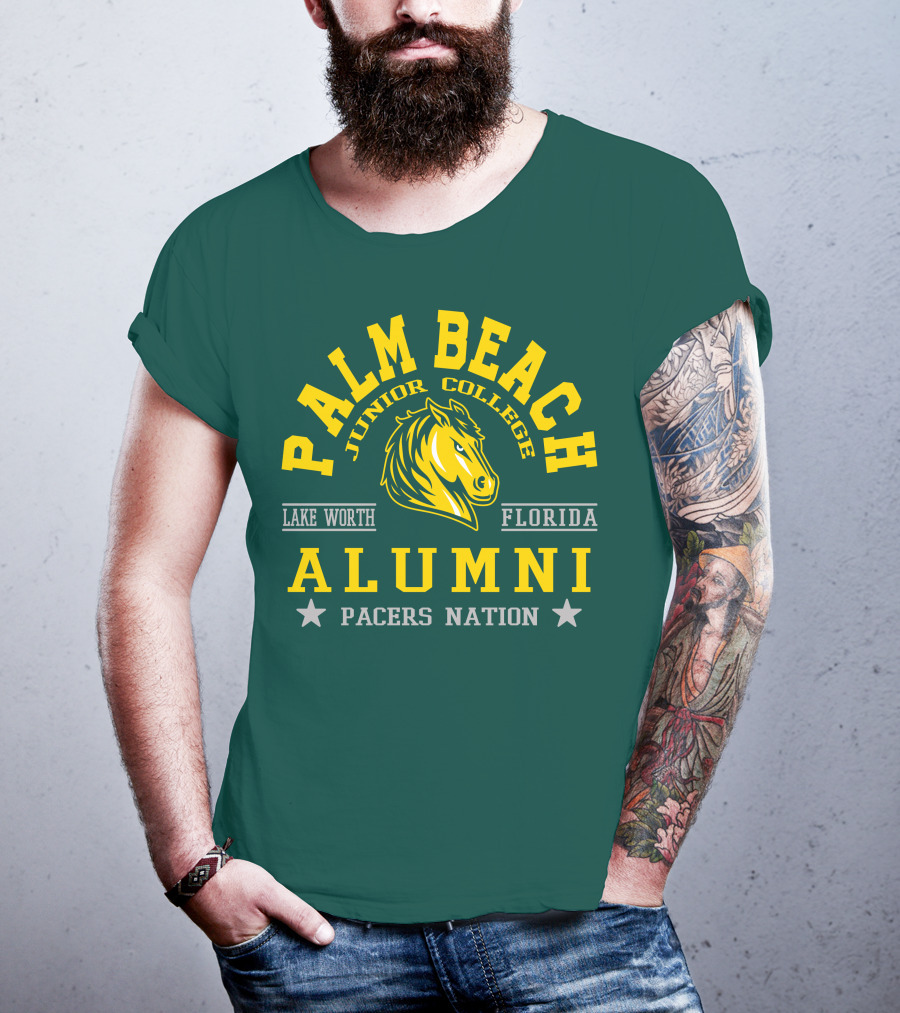 Palm Beach Junior College Alumni Pacers Nation Lake Worth Florida T-Shirt