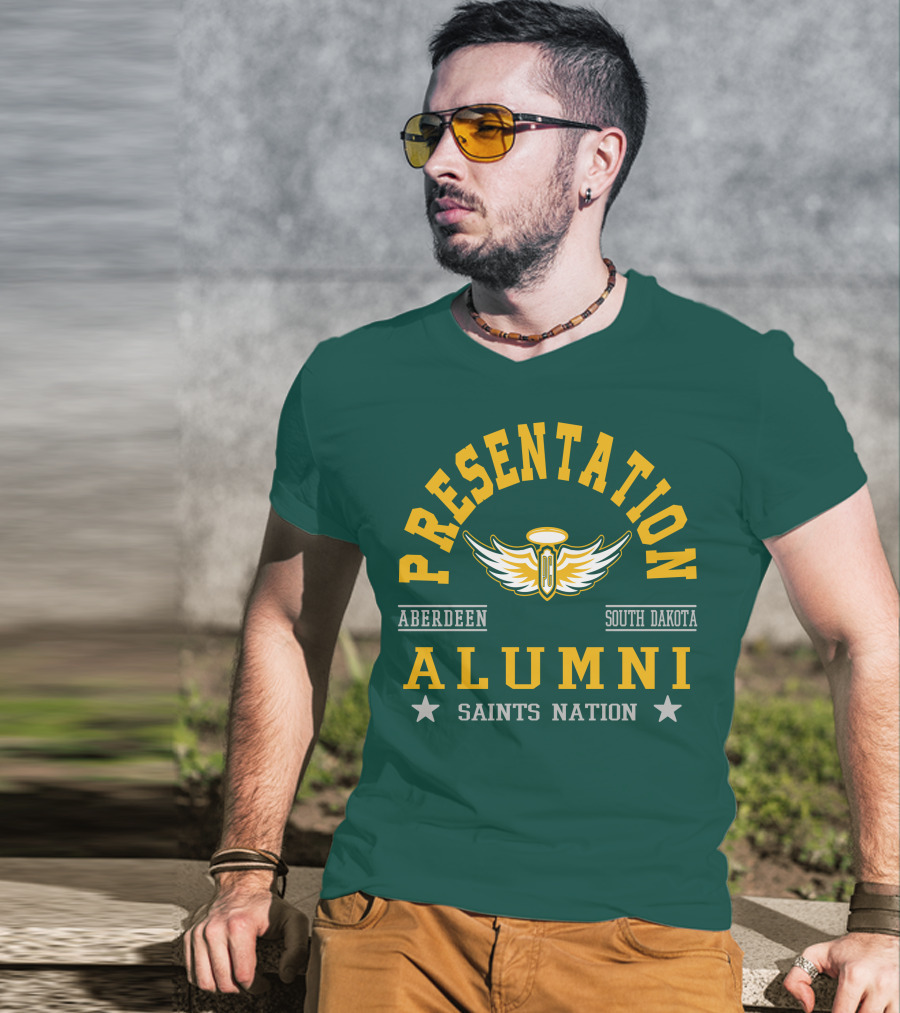 Presentation College Alumni Saints Nation Aberdeen South Dakota T-Shirt