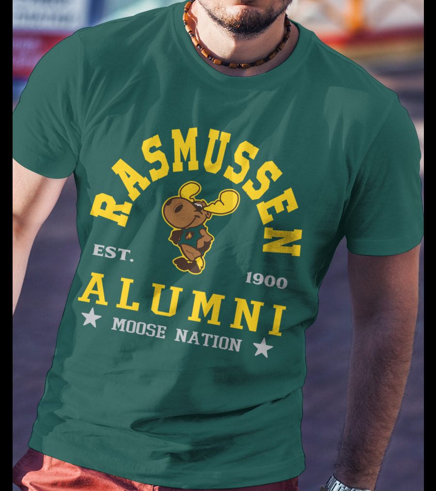 Rasmussen Alumni Moose Nation Est. 1900 T-Shirt