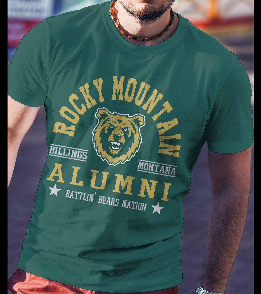 Rocky Mountain Alumni Battlin' Bears Nation Billings Montana T-Shirt