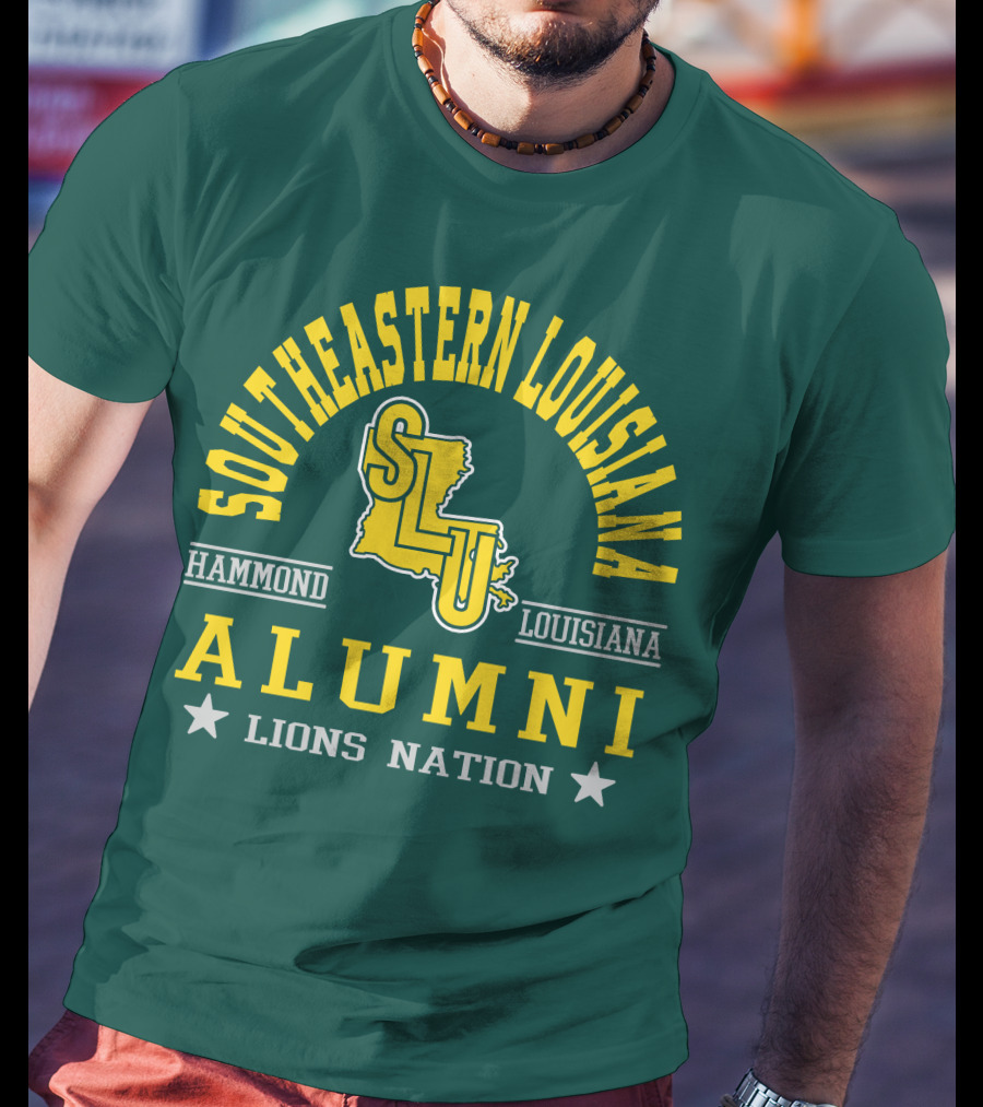 Southeastern Louisiana Alumni SLU Lions Nation Hammond Louisiana T-Shirt