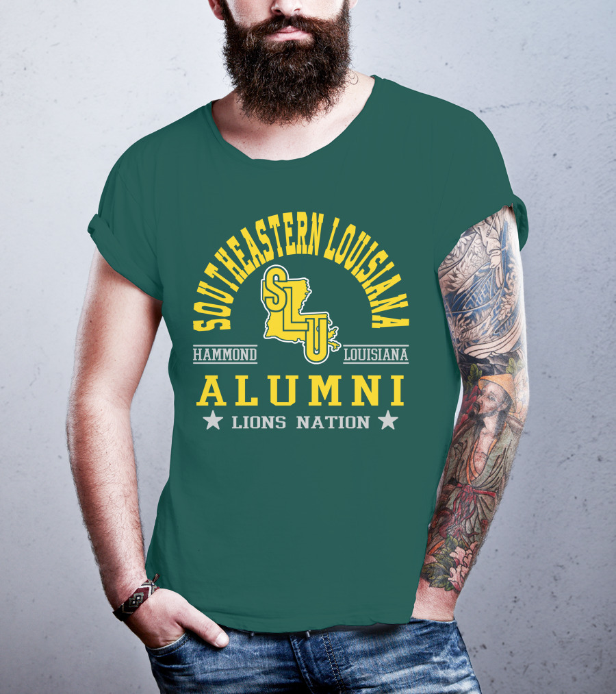 Southeastern Louisiana Alumni SLU Lions Nation Hammond Louisiana T-Shirt