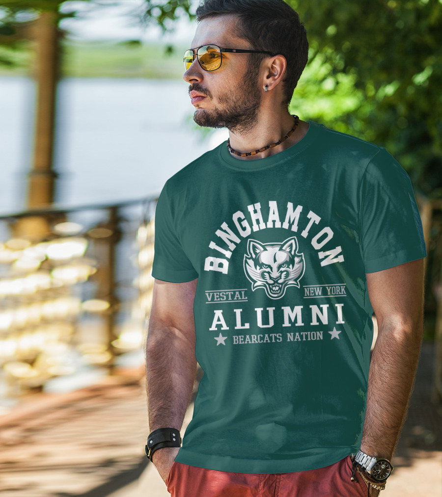 Binghamton Alumni Vestal New York Bearcats Nation T-Shirt
