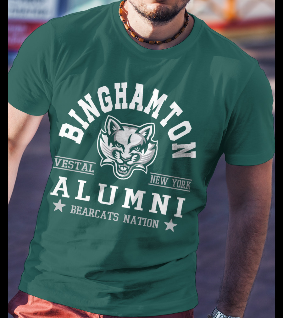 Binghamton Alumni Vestal New York Bearcats Nation T-Shirt
