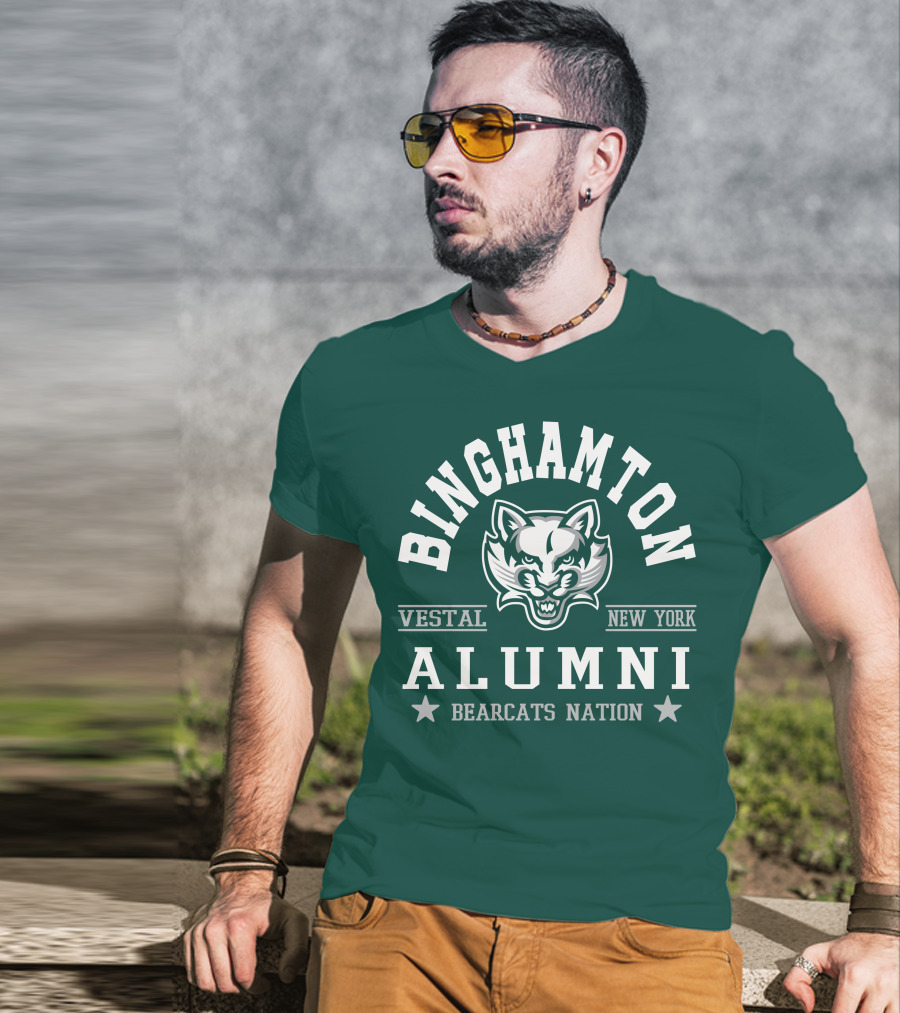 Binghamton Alumni Vestal New York Bearcats Nation T-Shirt